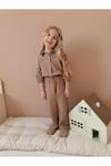 Yigit Butik Müslin Kumaş Kız Çocuk Alt Üst Takım
