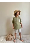 Yigit Butik Müslin Kumaş Şortlu Erkek Çocuk Takım