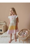 Yigit Butik Nakış İşlemeli Kız Çocuk Elbise