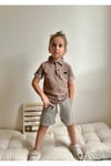 Yigit Butik Polo Yaka Şortlu Erkek Çocuk Takım