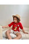 Yigit Butik Simba Baskılı Şortlu Erkek Çocuk Takım