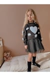 Yigit Butik Tül Etekli Kız Çocuk Alt Üst Takım
