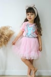 Yigit Butik Tül Etekli Kız Çocuk Takım