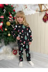 Yılbaşı Temalı Kız Çocuk Pijama Takımı