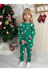 Yılbaşı Temalı Kız Çocuk Pijama Takımı