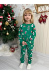 Yılbaşı Temalı Kız Çocuk Pijama Takımı