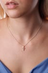Zirkon Harf Kolye 001 T
