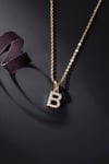 Zirkon Harf Kolye 001 T