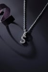 Zirkon Harf Kolye 002 N