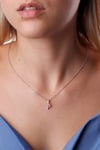 Zirkon Harf Kolye 002 N