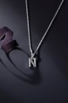 Zirkon Harf Kolye 002 N