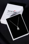 Zirkon Harf Kolye 002 N
