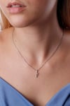 Zirkon Harf Kolye 002 N