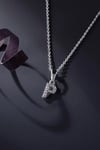 Zirkon Harf Kolye 002 N