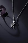 Zirkon Harf Kolye 002 N