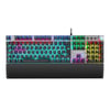 RAMPAGE KB-R28 BLADE PLUS SİYAH/GÜMÜŞ RGB RED SWITCH MEKANİK GAMING KLAVYE-SİYAH/GÜMÜŞ