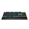 RAMPAGE KB-R28 BLADE PLUS SİYAH/GÜMÜŞ RGB RED SWITCH MEKANİK GAMING KLAVYE-SİYAH/GÜMÜŞ