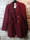 Kadın Bordo Blazer ceket