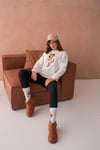 Ayıcıklı Sweatshirt - Bisiklet Yaka 3 İplik 333