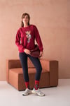 Ayıcıklı Sweatshirt - Bisiklet Yaka 3 İplik 333