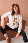 Ayıcıklı Sweatshirt - Bisiklet Yaka 3 İplik 333