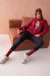 Ayıcıklı Sweatshirt - Bisiklet Yaka 3 İplik 333