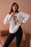 Ayıcıklı Sweatshirt - Bisiklet Yaka 3 İplik 333