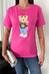 Ayıcıklı T-Shirt - %100 Pamuk Penye 599