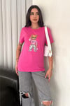 Ayıcıklı T-Shirt - 30/1 Suprem Penye %100 Pamuk 499