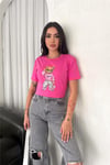 Ayıcıklı T-Shirt - 30/1 Suprem Penye %100 Pamuk 499