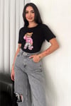 Ayıcıklı T-Shirt - 30/1 Suprem Penye %100 Pamuk 499