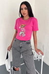 Ayıcıklı T-Shirt - 30/1 Suprem Penye %100 Pamuk 499