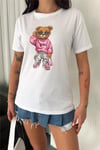 Ayıcıklı T-Shirt - 30/1 Suprem Penye %100 Pamuk 499