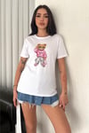 Ayıcıklı T-Shirt - 30/1 Suprem Penye %100 Pamuk 499