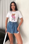 Ayıcıklı T-Shirt - 30/1 Suprem Penye %100 Pamuk 499