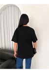 Bisiklet Yaka Oversize T-Shirt Kısa Kol %100 Pamuk 30/1 Penye 399-O