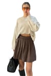 Bisiklet Yaka Oversize Triko Kazak 750