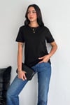 Bisiklet Yaka T-Shirt Kısa Kol Normal Size %100 Pamuk 30/1 Penye 399