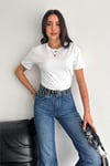 Bisiklet Yaka T-Shirt Kısa Kol Normal Size %100 Pamuk 30/1 Penye 399