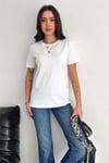 Bisiklet Yaka T-Shirt Kısa Kol Normal Size %100 Pamuk 30/1 Penye 399