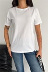 Bisiklet Yaka T-Shirt Kısa Kol Normal Size %100 Pamuk 30/1 Penye 399