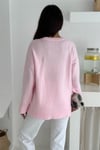 Labubu Nakışlı Kışlık Triko Kazak - Yeni Sezon Oversize Tasarım 66022