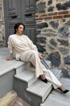 Oversize Kalıp Kazak Pantolon İkili Triko Takım 0316
