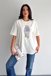 Taş İşlemeli Ayıcıklı T-Shirt  Oversize %100 Pamuk Penye 405