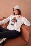 Teddy Bear Sweatshirt 3 İplik Şardonlu Ayıcıklı Yandan Cepli  111