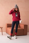 Teddy Bear Sweatshirt 3 İplik Şardonlu Ayıcıklı Yandan Cepli  111