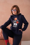 Teddy Bear Sweatshirt 3 İplik Şardonlu Ayıcıklı Yandan Cepli  111