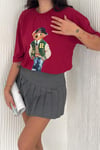 Teddy Bear Tshirt Oversize Kalıp 555