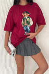Teddy Bear Tshirt Oversize Kalıp 555