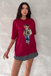 Teddy Bear Tshirt Oversize Kalıp 555